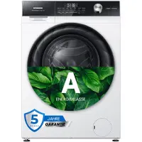 Usorteret Lave-linge HWM-HMK9014IVA 9 kg, 1400 tr/min, écran tactile LED, vapeur anti-allergène, blanc, A