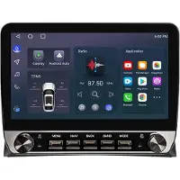 AWESAFE Autoradio pour VW T5 Multivan Transporter 2008-2015 : CarPlay sans fil, Android Auto, navigation GPS, 2+64 Go, DSP, écran 10,1 pouces, Bluetooth