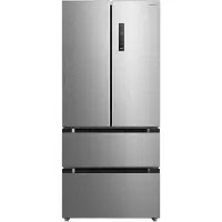Heinner HCFD-M516INVXE++ Réfrigérateur French Door 516 L, No Frost, écran LED, InoxCool, acier inoxydable