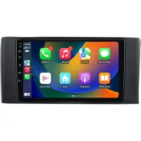 AWESAFE Autoradio Android 9'' 64GB pour Smart Fortwo 451 Facelift (2010-2015) avec CarPlay & Android Auto Navigation & Bluetooth
