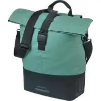 Basil porte-bagages- vélo-shopper "Cove MIK Hooks", vert argenté/noir