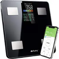 Ruhhy 20675 Pèse-personne analytique 226 kg, IMC, noir