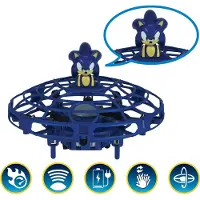 Sonic Flying Sonic Rc Helicopter Bleu