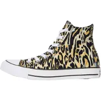 Converse Baskets hautes 'Chuck Taylor All Star Leopard' marron