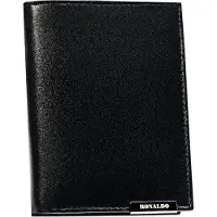 Rovicky Porte-monnaie en cuir pour homme RM-03-BDF-BL-9991 Noir