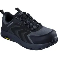 SKECHERS Baskets de sécurité SPEED-FLEX TREKKER pour homme 200255EC BLK Noir, pointure : 43 EU