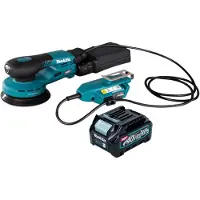 Makita BO 001 CGD1 Ponceuse excentrique sans fil 40 V max. 125 mm 5,0 mm course Brushless + 1x batterie 2,5 Ah - sans chargeur