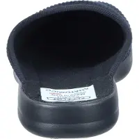 Fly Flot Pantoufle homme en velours côtelé avec semelle légère Piumatech 220092, Taille:44 EU, Couleur:Noir