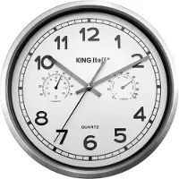King Hoff horloge murale 30cm hygromètre + thermomètre KH5027