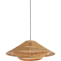 Light & Living - suspension - Owana - naturel - matériaux végétaux - Ø 80cm - E27 - 2996383