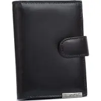 Ronaldo Portefeuille en cuir pour homme Dawud noir Taille unique