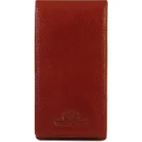 WITTCHEN Porte-cartes de crédit ROT en cuir véritable léger élégant pratique unie