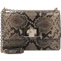 Furla pour femme. BAFKACO-BX4178 Sac en cuir 1927 mini serpent gris (OSFA), Casuel, Imprimé animal
