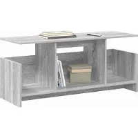 vidaXL Support TV gris Sonoma 102 x 35 x 45 cm Bois composite