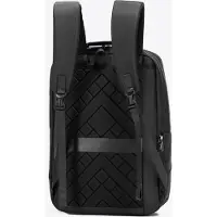 WITTCHEN Sac à dos pour ordinateur portable pour homme (15,6 pouces), coupe droite, pour les voyages en avion, noir, Polyester noir