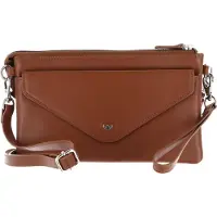 Golden Head Cuir sac à poignet sac à épaule bandoulière Polo RFID Protect Mini-Tasche 8216 Cognac brun