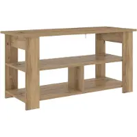 vidaXL Support TV Chêne Artisan 100 x 40 x 50 cm