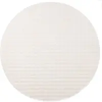 vidaXL Tapis ronds SIROLO Crème Ø 120 CM Polyester