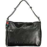Desigual Sac à main noir : polyvalent avec bandoulières amovibles