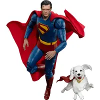 Beast Kingdom Toys Superman 2025 Krypto Figure 21 Cm Rouge