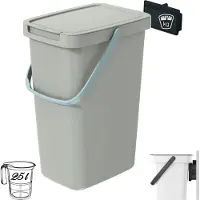 Prosperplast Poubelle SELECT 25 L brun clair