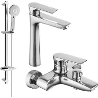 Mexen Axel DB40 SET mitigeur bain et lavabo, chrome (73813DB40-00)