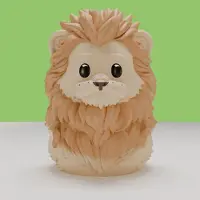 Numskull Wicked Tubbz Mini Figurine PVC Lion peureux 5 cm