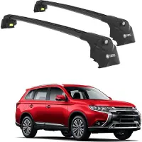 TURTLE Galerie de toit AIR-2 , Noir MITSUBISHI OUTLANDER Mk3 2013 - 2021 SUV