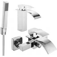 Mexen Ensemble de bain Aries R77, chrome - 744803R77-00
