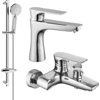 Mexen Axel DB40 SET mitigeur bain et lavabo, chromé (73803DB40-00)