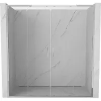 Mexen Exo Porte de douche 190 cm coulissante, transparente, chromée