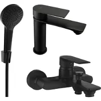 Mexen Royo R05 set de baignoire, Noir - 72203R05-70