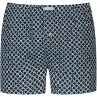 Mey Boxers 'Curves' bleu foncé / jade / blanc