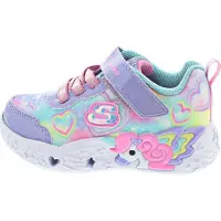 SKECHERS WIP 303064N-LVMT in Lavender Sparkle Mesh/Multi Trim color size 24