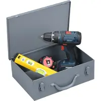 Allit 490610 Mallette pour machines DinoPlus métal 33 gris
