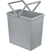 Hailo bac intérieur 24 L gris clair 226 x 350 x 350 mm