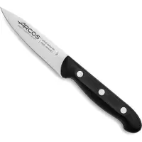 Arcos Couteau Mondador Maitre 150300 en acier inoxydable Nitrum et mangue en polypropylène avec lame de 10 cm sous blister.