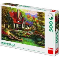 Dino Bikes DINO Puzzle Cottage at the lake 500 pièces