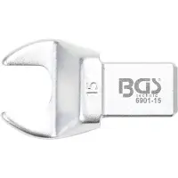 Bgs Clé à fourche 15 mm, empreinte 14 x 18 - 6901-15