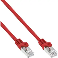 InLine 71500R Câble de raccordement, F/UTP, Cat.5e, rot, 10m