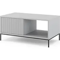 Vicco Table basse Eliza Gris 90x50cm, Model 40504