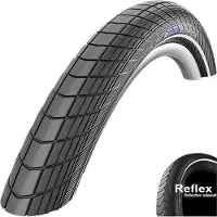 Schwalbe Pneu Big Apple - Wired - ADDIX - RaceGuard - 26x2.35 - Noir + Reflex