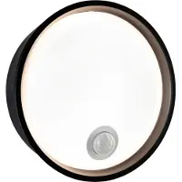 Paulmann LED Applique murale d'extérieur Platomo Détecteur de mouvement àcrépusculaire (IR) résistant à l'eau de mer