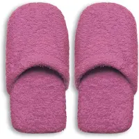 Excelsa Chaussons Spa en coton une taille Violet