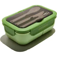 Muitomas Boîte à lunch petite, Lunch box, Multicolore, Noir, Vert