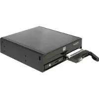 DeLOCK Wechselrahmen 1x 5,25" Slim Laufw. + 2x 2.5" SATA HDD