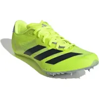 Adidas Chaussure de course 'Adizero Sprintstar' vert fluo / noir