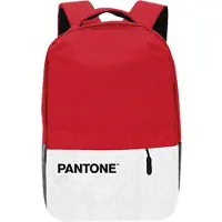 Pantone PT-BPK001R1 sac à dos Sac à dos normal Rouge, Blanc Polyéthylène, Polyuréthane (PU)
