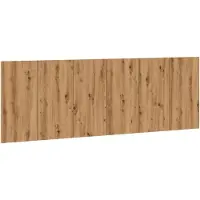 vidaXL Tête de lit murale Chêne Artisan 240x1,5x80 cm Bois composite