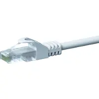 Dsit Câble réseau CAT 5e U/UTP - 7,50 mètres - blanc - CCA